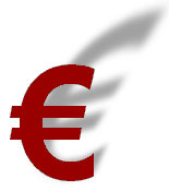 Ljus över och skuggor från euron